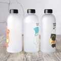 Safe and Leakproof Plastic Water Bottle Panda Bear and Polar Bear Transparent. 