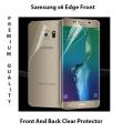Samsung S6 Edge Front and Back Jelly Jell Protector for Samsung S6 edge. 