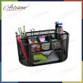 Artisan - Metal Mesh Desk Organizer - Black. 