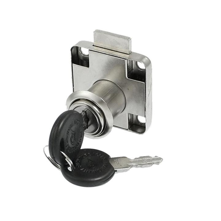 "Premium 16mm Drawer Lock - High-Quality Furniture, Desk, and Cabinet Lock with 2 Keys, Secure and Durable Locking Mechanism for Home and Office Use"
