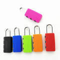 Head Plastic Password Lock Small Padlock Cartoon Mini Cabinet Lock Trolley Box Small Lock. 