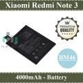 Xiaomi Redmi Note 3 Battery BM46 Replacement Premium Quality 4000mAh For Xiaomi Redmi Note 3. 