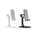 Adjustable Cell Phone Stand for Desk Angle Height Adjustable Foldable Cellphone Holder w/Anti-Slip Silicon Pad. 