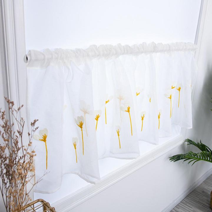 bellylady Cabinet Curtain with Kapok Embroidery for Hallway Kitchen Decoration