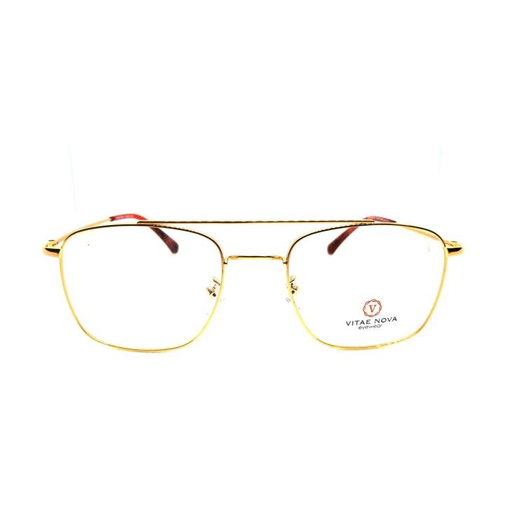 Metal Double Bridge Frame For Prescription And Computer Glasses