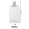【HOT】 Travel Bag Cosmetic Lotion Shower Gel Shampoo Travel Portable Disposable Small Bottle Bag Shape Easy Storage Organization Bags. 