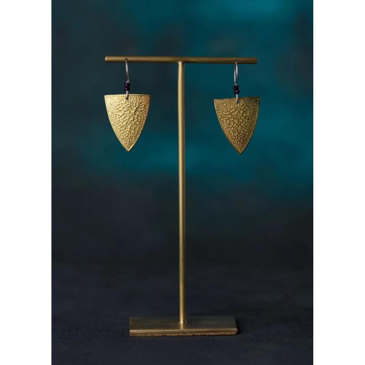 Geometric Earring Stand, Earring Display, Jewelry Organizer, Earring Holder, Jewelry Stand Decorative Ornaments Necklace Display Stand Key Earring Storage Rack, Wrought Iron Pyramid Jewelry Organizer,  Display, Earring Holde Customiz by Dhudhi Mart