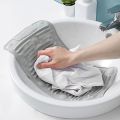 Multipurpose Rollable Foldable Portable Silicone Antislip Mini Travelling Housing Washing Cleaning Laundry Pad Board Mat for Shoe Clothes Mop. 