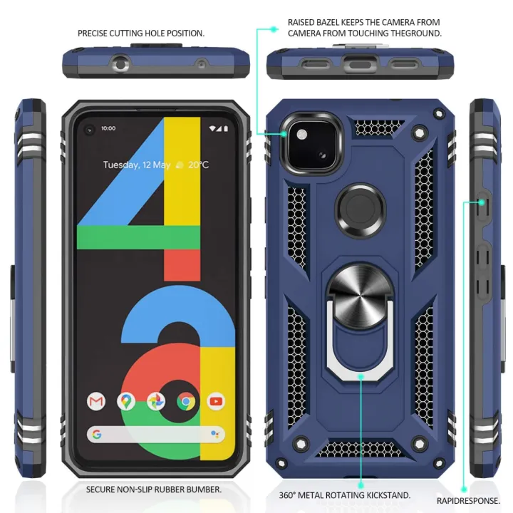 Google%20Pixel%204A%204G%20(5.8%20INCHES)%20Luxury%20Shock-Proof%20Armor%20Case%20With%20Car%20Ring%20Stand%20Cover%20Pixel%204A%204G%20-%20Image%202