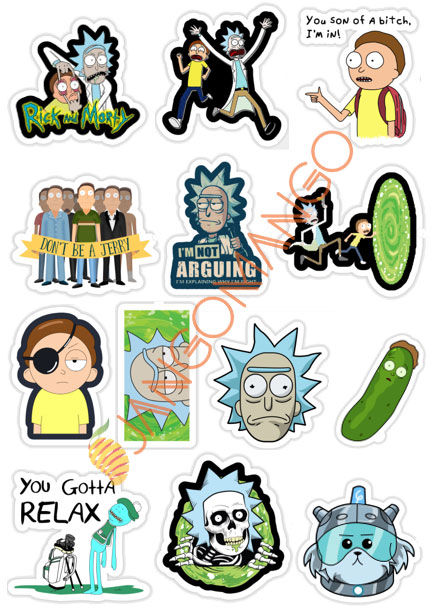 10%20Pcs%20Rick%20and%20Morty%20Cartoon%20Stickers%20Pack%20For%20Laptop,%20Desk%20Notebook%20Mobile%20covers%20DIY%20Stickers%20-%20JangoMango%20Store%20-%20Image%202