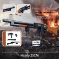 Military Transformable WW2 Gatling Gun AK47 Automatic Rifle SWAT Weapon Model Building Blocks Toy Bricks Set Kids Boys Gifts. 