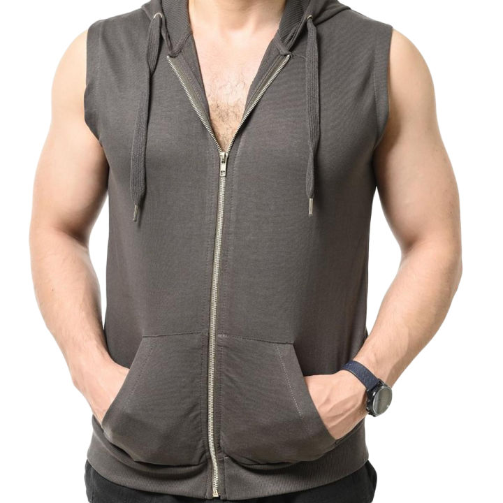 Men’s Sleeveless Hoodie