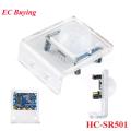 HC-SR501 IR Pyroelectric Infrared PIR Motion Sensor Switch Human Body Sensor Detector Module Bracket HC SR501 Electronic DIY KIT. 