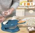 Momos Making, 2 in 1 Dumpling Maker Mould Machine, Kitchen Dumpling Making Tool and Dumpling Puri Maker. 