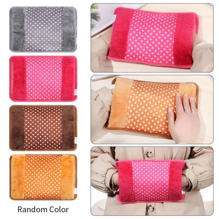 Electric Hot Water Bottle Heat Pad (Heat Bag) for Pain Relief Multicolored Electric Massagers for Menstrual Cramps