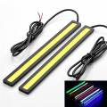 1pc COB LED Car Lamp External Lights Auto Waterproof Car Styling Daytime Driving Fog Lights Vehicle Running Light Car Gadgets-Pink. 