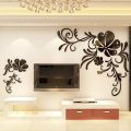 Flower wall stickers Living room TV Wall art decor, wall stickers Bedroom decoration | Flower DESIGN For Your Room Wall Vinyl Sticker For Your Room | Different Sizes Available. 