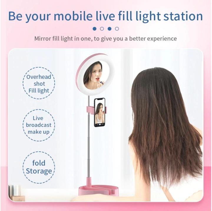 New%20Arrival%20Folding%20LED%20Ring%20Light%20Tricolor%20Fill%20Light%20For%20Selfie%20Makeup%20Photography%20Video%20Live%20Stream%20Lamp%20Stand%20Mobile%20TikTok%20Phone%20Stand%20-%20Image%207