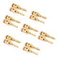 7 Pairs Open Screw Banana Plugs with HDMI to RCA Cable 1080P HDMI Male to 3 RCA S-Video AV Audio Cable Cord Adapter. 