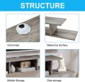 Floating TV Stand Wall Mounted Entertainment Center Media Console Wood Wall TV Shelf. 