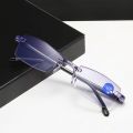 Sapphire High Hardness Anti-Blue Progressive Far And Near Dual-Use Reading Glasses For Men Women FS99. 