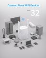 BrosTrend WiFi Extender 1200Mbps , Add Coverage up to 1200 sq.ft. in Your Home, Extend 2.4GHz & 5GHz Wi-Fi, Easy Setup. 