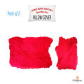Handmade Pillow Cover, Wool Pillow Case For Home Decoration, Traditional Pashm Takiya & Gao Takia / Pack of 2 Pillowcase & Covers, Bed Pillow Set, Super Soft Square Faux Throw Pillow Case Covers. 