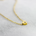 A-Z Heart Shape Pendant Necklace - Stainless Steel - Initial Letter Necklace. 
