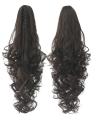 Curly Clip In Ponytail Hair Extension - Natural Brown ponytail hair extension in natural brown is the perfect addition to your hair care accessories collection.. 