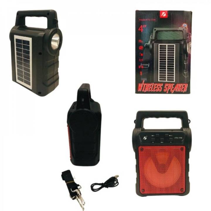 Solar%20bluetooth%20speaker%20wireless%20portable%20outdoor%20speaker%204%20inch%20with%20torch%20light%20FM%20radio%20USB%20,%20Memory%20Card%20TWF%20mp3%20music%20player%20-%20Image%202