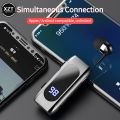 K55 Bluetooth 5.2 Headset Hands-free Wireless Earbuds Business Headphones Hd Call Professional Driving And Cycling Earphones. 