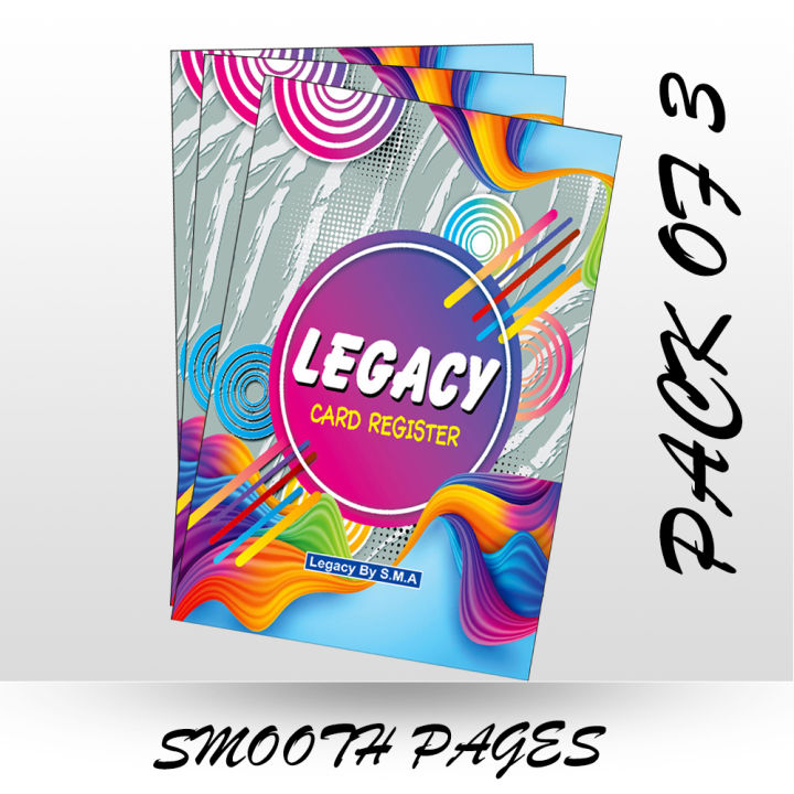 Pack off 3 Fancy Notebooks & Registers for Girls | Perfect for School & University - Stylish & Durable 68 Gram Paper