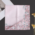 Woman Handkerchief Sweat-absorbent Soft Cotton Eating Snacks Business Trip Portable Scarf Napkin Gift Furoshiki Mendil Bandana. 