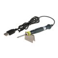 5V USB 8W Soldering iron, soldering wire and Stand DC soldering iron. 