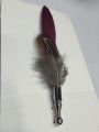 Colorful Feather Brooch Lapel Pin Handmade Men Women Novelty Brooches Lapel Pins Dress Suit Accessory Gift. 