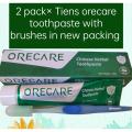 (2 pack ) Orecare herbal Toothpaste 135gm. 