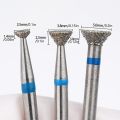 Nail Art Polishing Removal Head Disc Grinding Burr T Mills Grinder Diamond Electric Nail Drill Bit Cuticle Cutter Manicure Tool. 