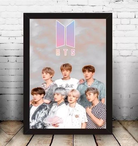 Bts Frame BTS Frame for Room Decoration – Color Empire A4 Laser Cutting Wooden ...