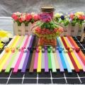 BataBata 540 Sheets Lucky Origami Stars Paper Strips Double Sided Origami Stars 27 Color Decor Folding Paper For Arts Crafting Supplies. 