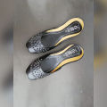 KHUSSA STYLE SHOES  Flat Shoes  Footwear for HER  For Age 14 and Above - BLACK. 