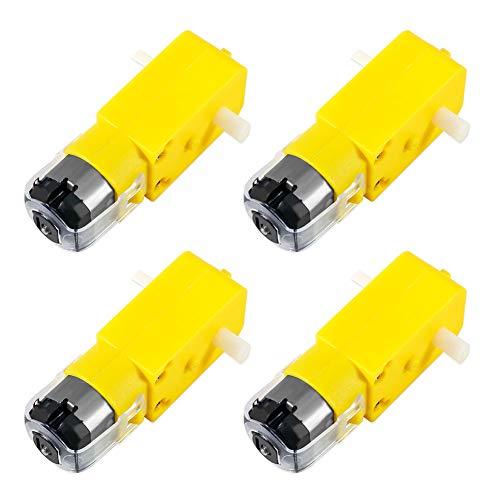 Pack of 4 Smart Car Tt Motor Launch Smart Car Gear Motor For Arduino and Robotics Car