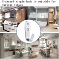 Heavy Duty J Shape Wall Hook Stainless Steel, 3mm Thickness Single Hooks Wall Mounted Coat Hooks for Hanging Bathroom Robe, Coat, Kitchen Utensil and Bag, Pack Of 2, 4, 10 Available.. 