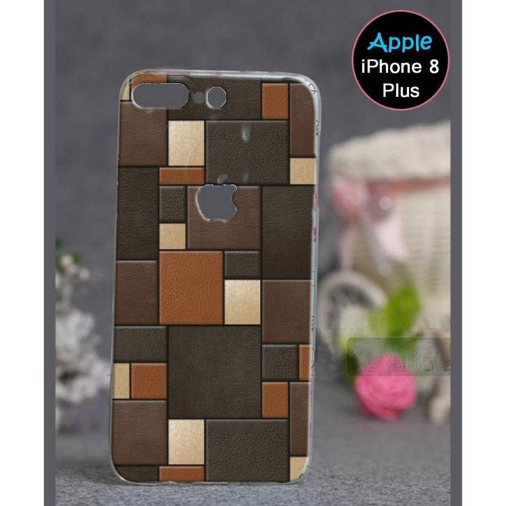 Iphone 8 Plus Case / Leather Style Cover