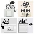 Pack of 4 SwitchBoard cartoons wall stickers. 