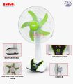JPN-631 Oscillating Rechargeable Table Fan. 