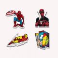 Marvel Hero Stickers for Kids/Teens fans, Waterproof DIY stickers for Decor, Laptop, Water Bottle, Car Cup, Computer, Guitar, Skateboard, Luggage and Bike Bumper etc. 