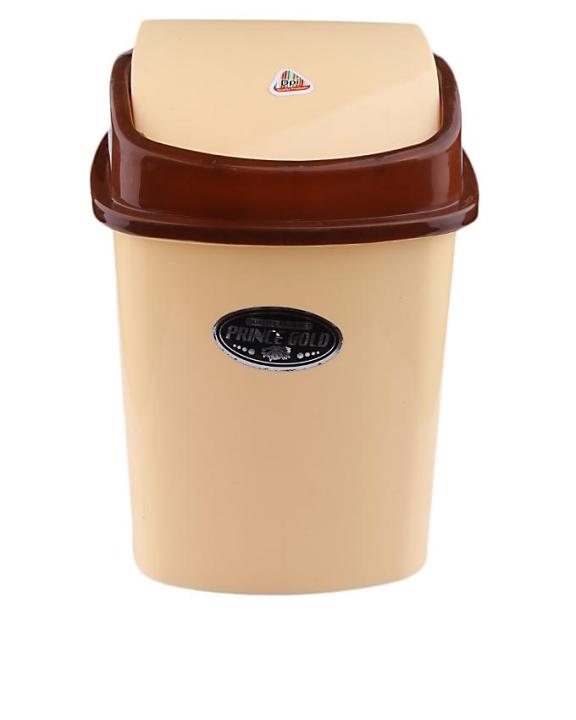 617c - Dust Bin - Brown & Beige