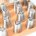 Russian Tulip Icing Rose Pastry Nozzles Cake Decorating Tools Flower Icing Piping Nozzle Cream Cupcake Tips Baking Accessories. 