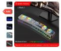 SOAIY SH39 RGB Color Bass Sound TF Card USB Flash Drive Auxiliary Microphone Input Home Wireless Bluetooth 5.0 PC Gaming Speaker. 