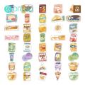 DR BEI Beverage Stickers Self-adhesive Cartoon Potato Chips Shape Stickers. 